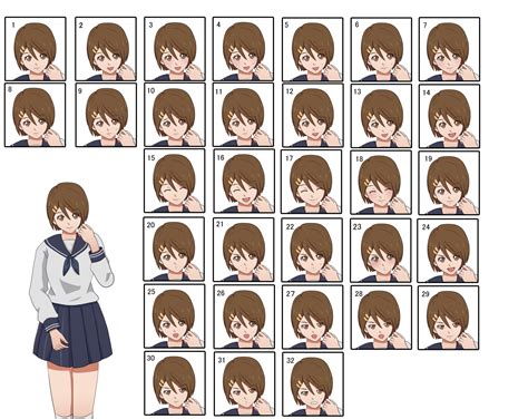 visual novel sprite base